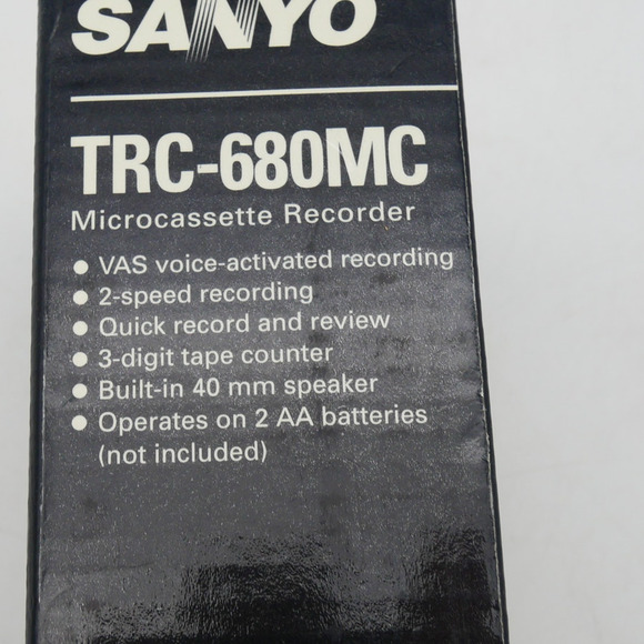 NEW Sanyo TRC 680MC Microcassette Recorder Tested and Complete - Picture 2 of 15